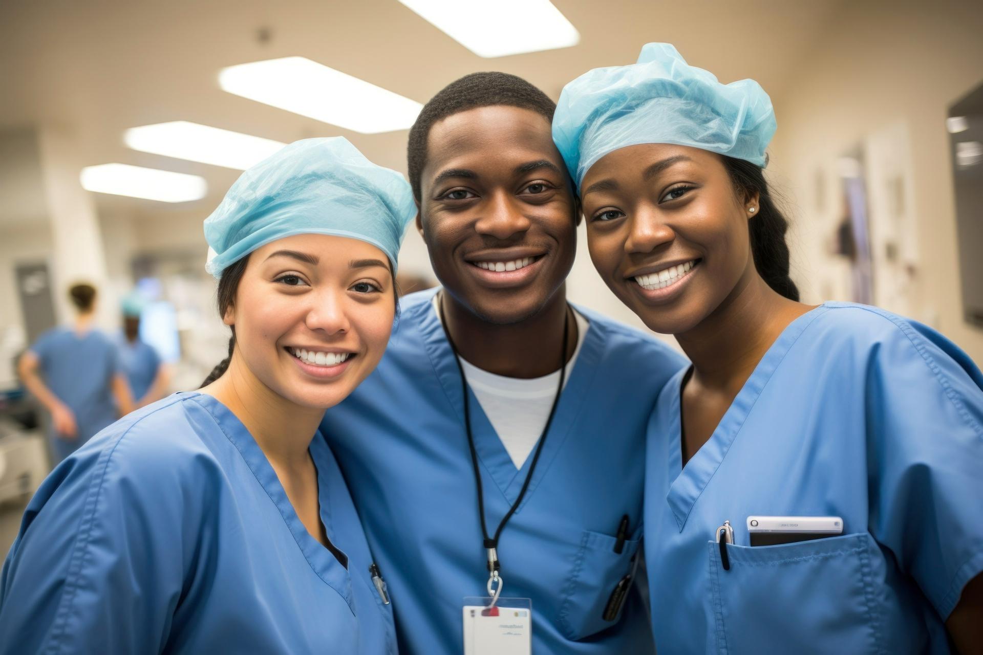 Nurses in a hospital