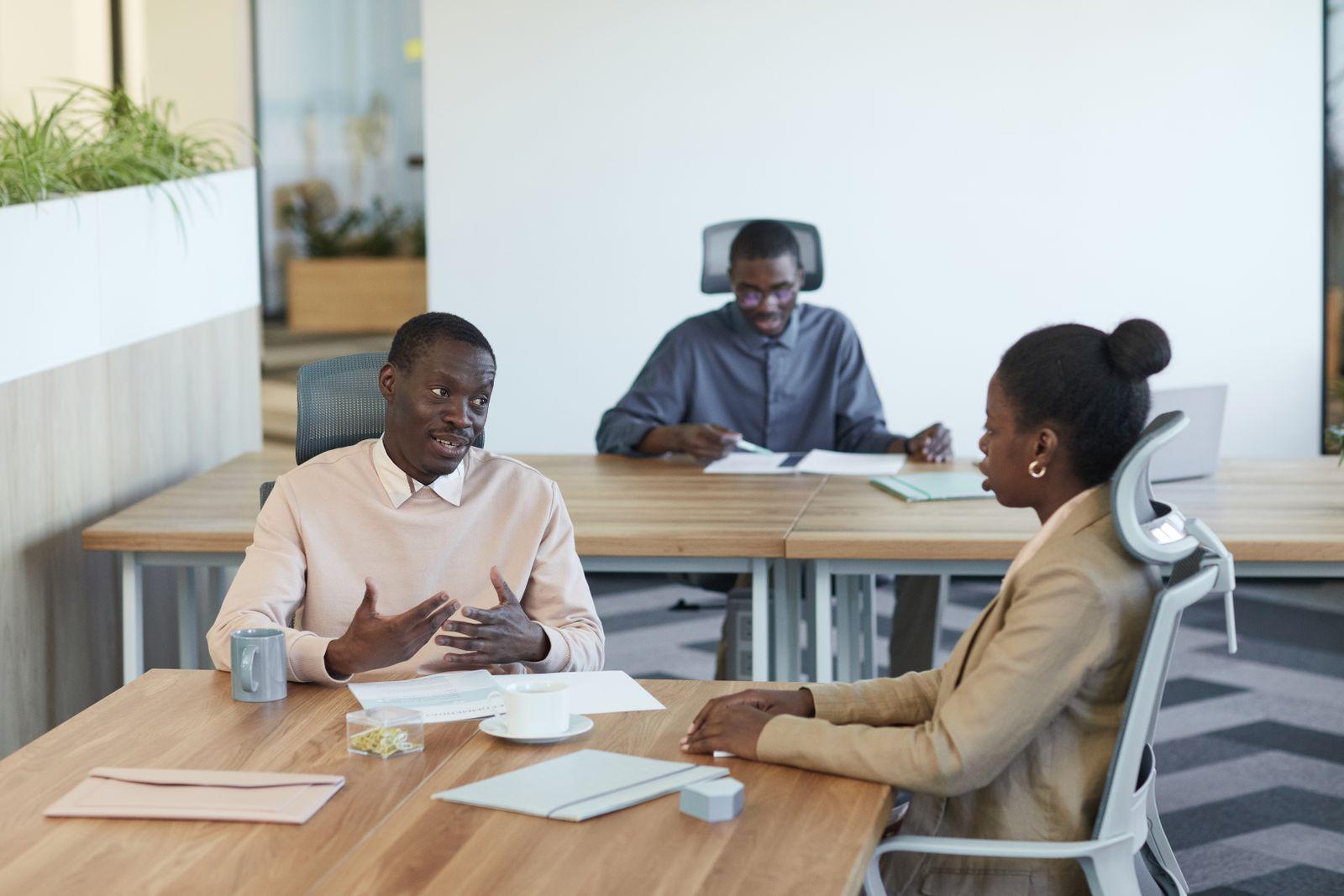 A senior consultant advising a client